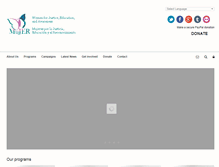 Tablet Screenshot of mujerguatemala.org
